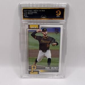 2026 Topps Series 1 - #100 Paul Skenes Pirates Graded 9 Mint MLB Pirates Card